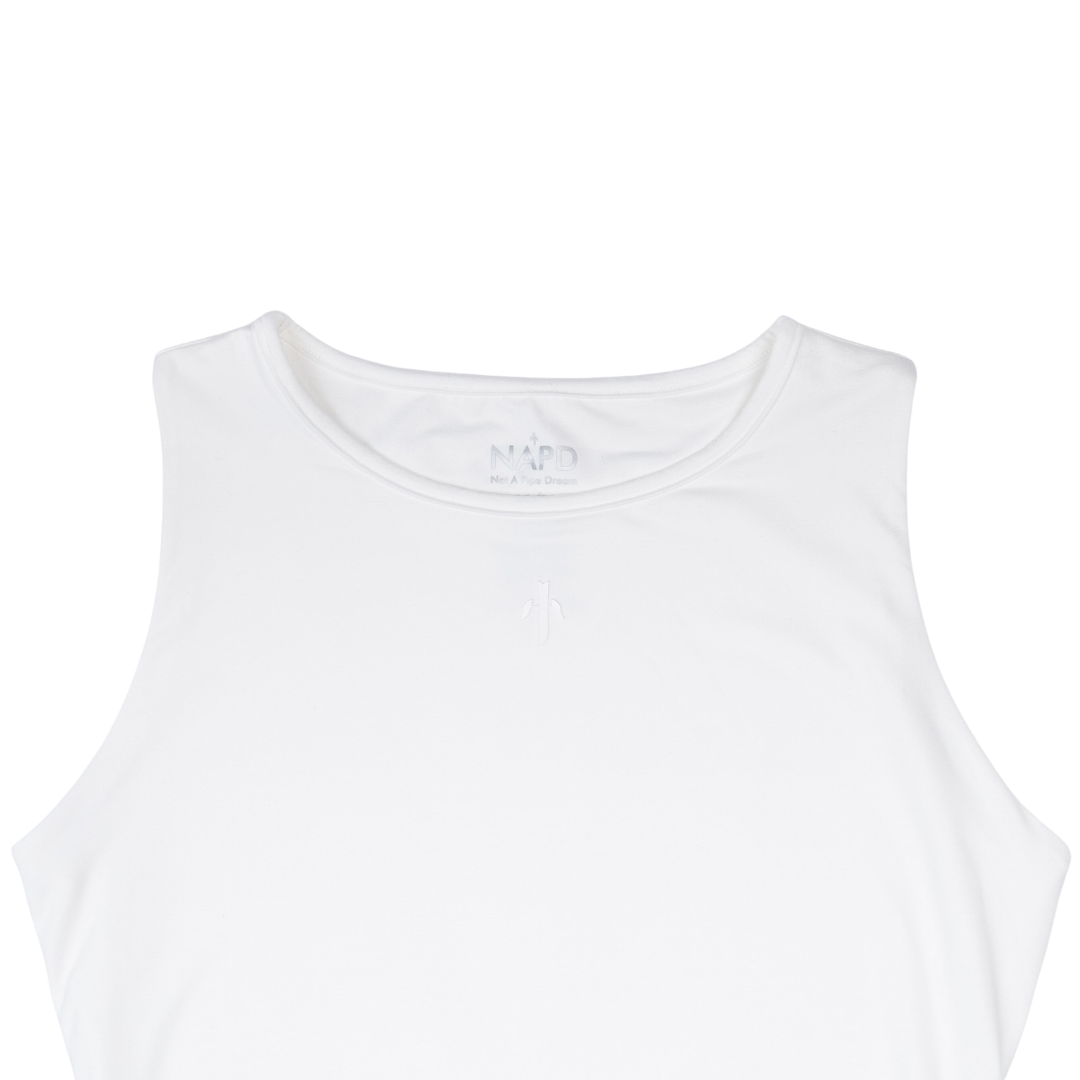 Vitals Tank Bodysuit [White]