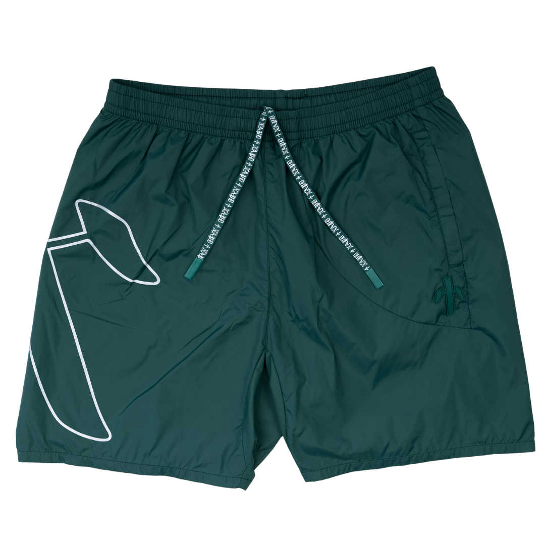 Vitals Windbreaker Reflective Shorts [Pine]