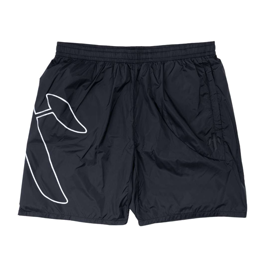 Vitals Windbreaker Reflective Shorts [Black]