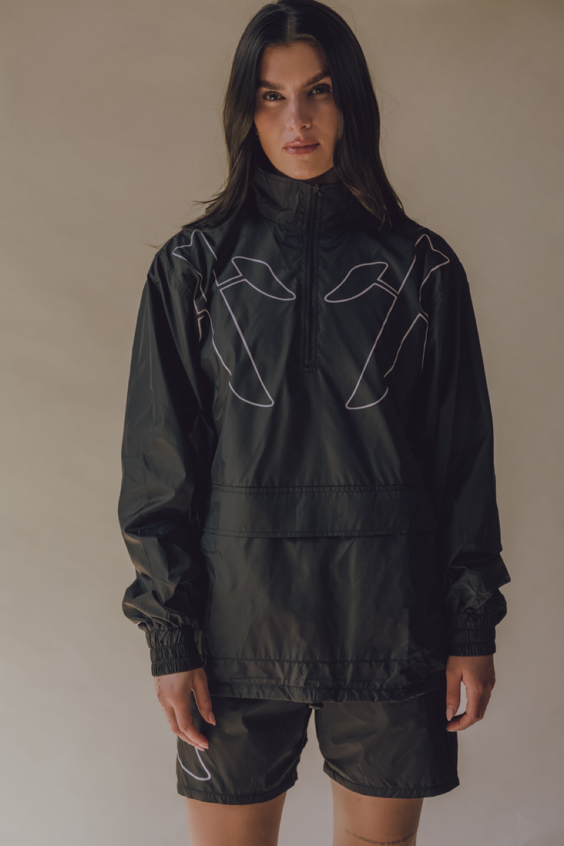 Vitals Windbreaker Reflective Jacket [Black]