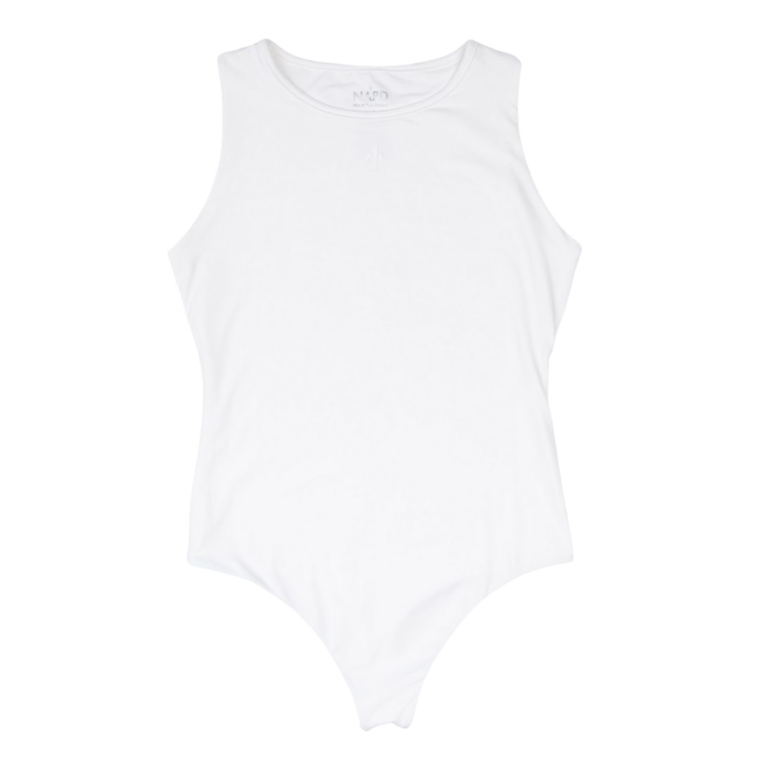 Vitals Tank Bodysuit [White]