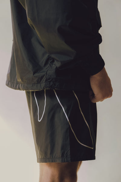 Vitals Windbreaker Reflective Shorts [Black]