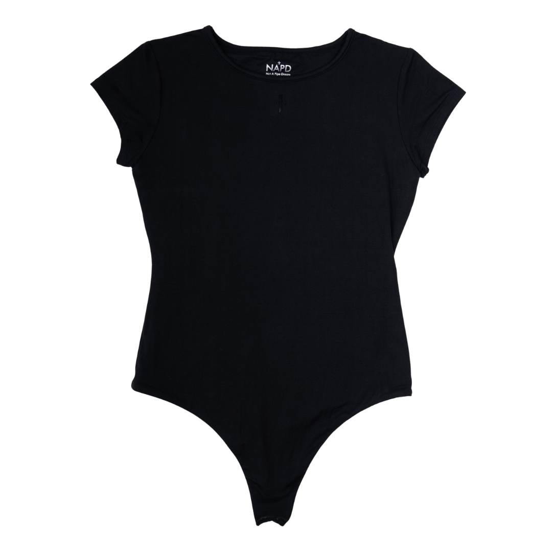 Vitals T-Shirt Bodysuit [Black]