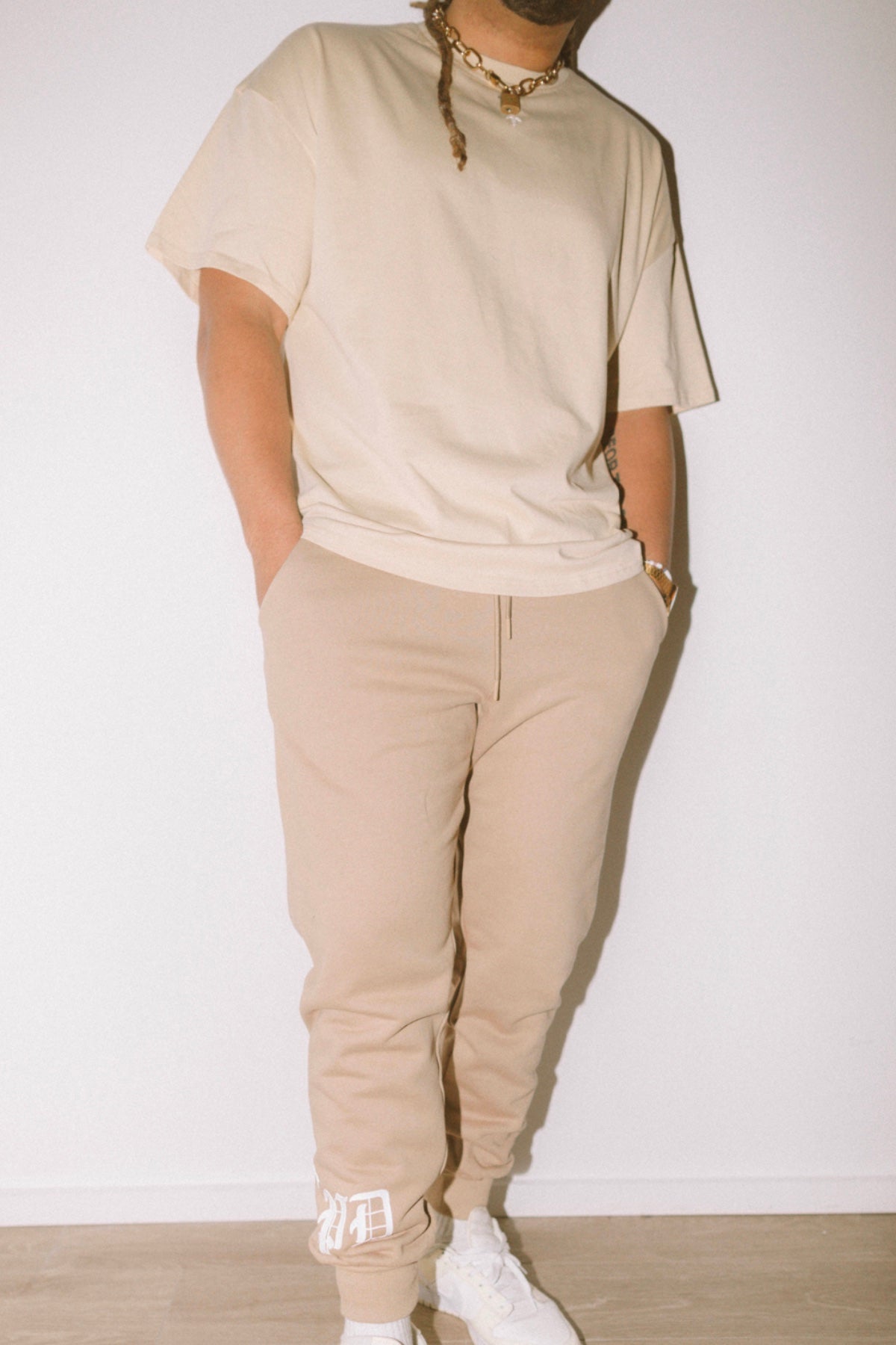 Logo Sweatpants [Tan]